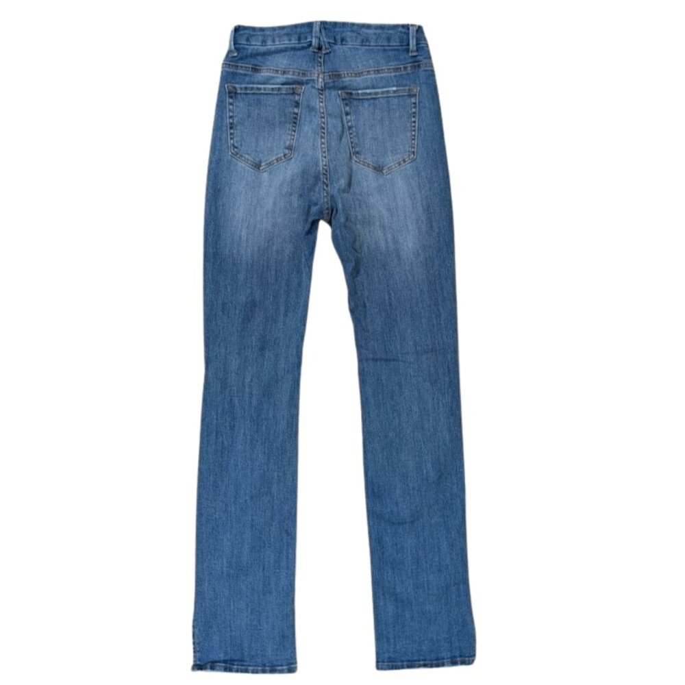 Fashion Nova Killing ‘Em Kindly High Rise Distressed Split Hem Jeans Size 7 - Picture 11 of 12